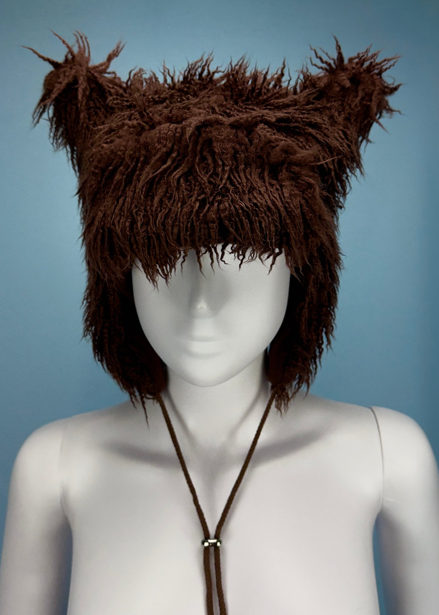 Dior 2002 Brown Faux Fur Bear Ear Hat