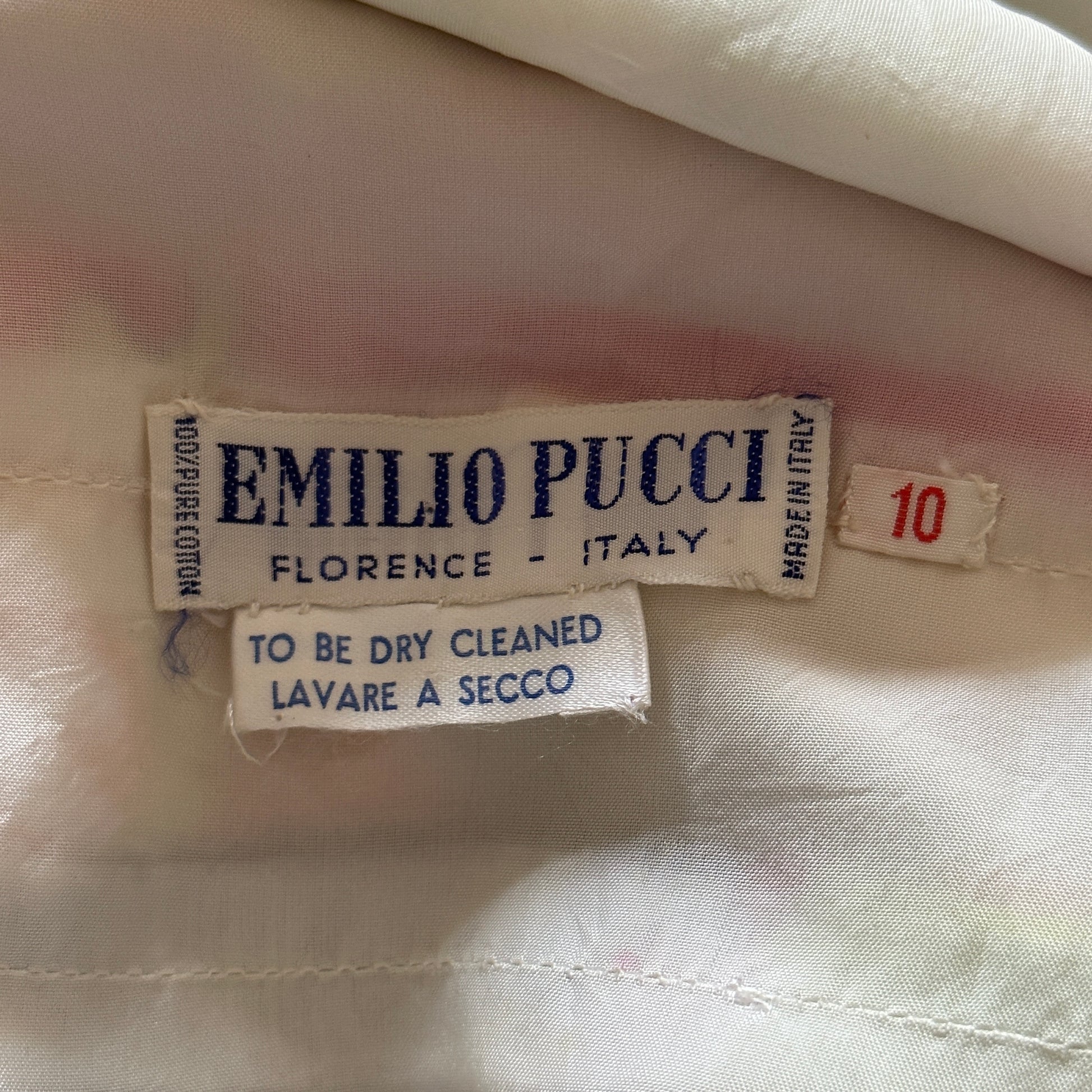 Emilio Pucci 1968 Pattern Velvet Maxi Dress – Studded Petals Vintage