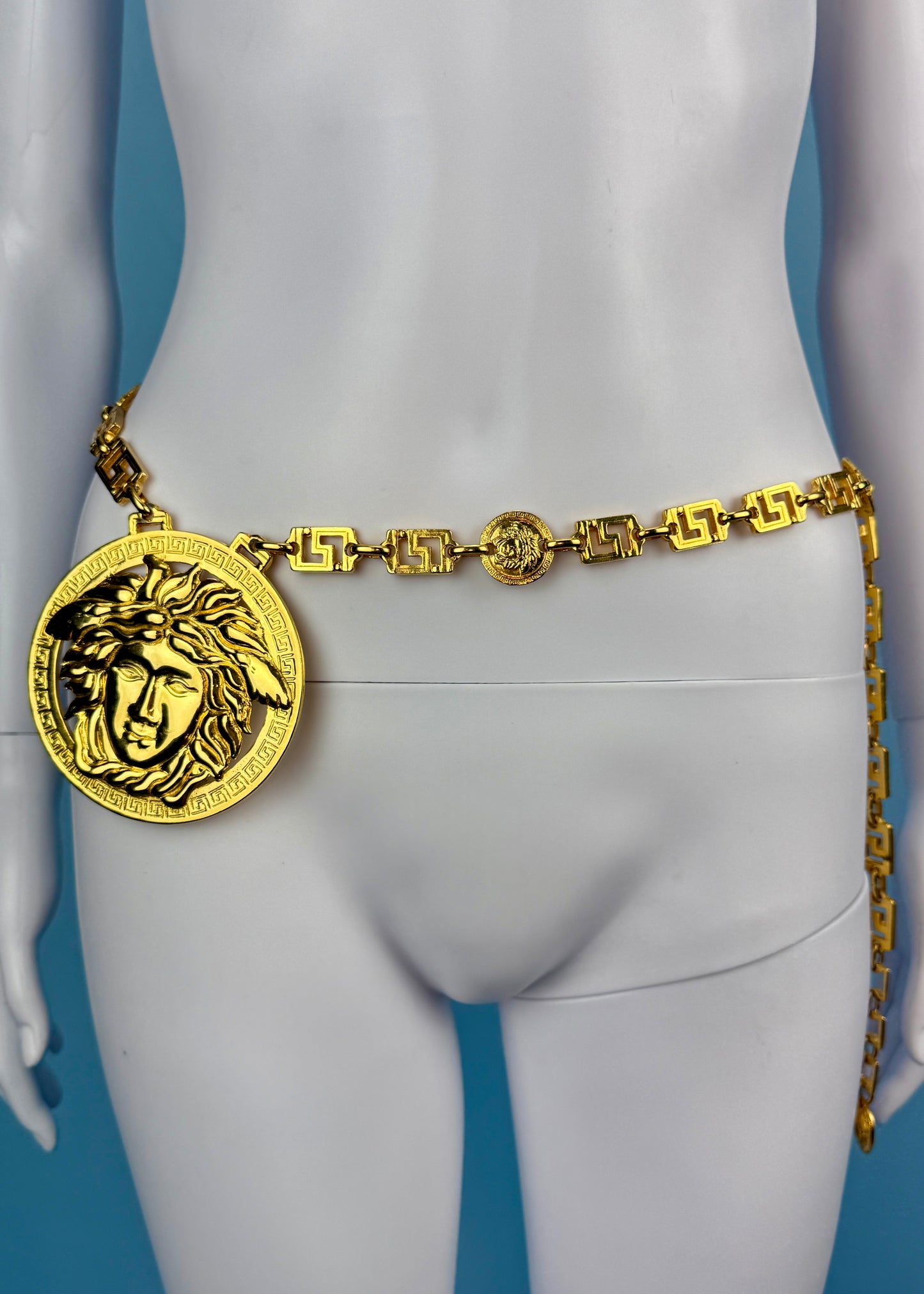 Versace Fall 1992 Runway Oversized Medusa Necklace