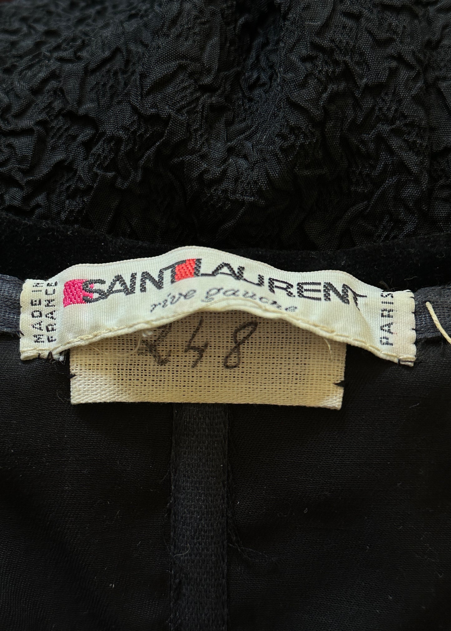 Yves Saint Laurent Spring 1988 Strapless Bow Dress