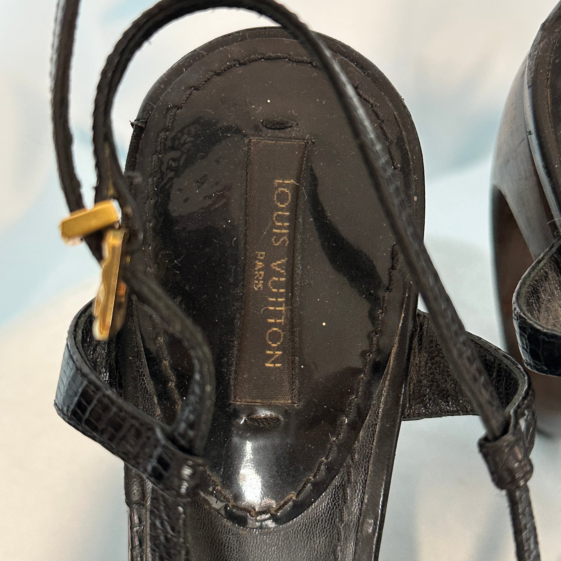 Louis Vuitton Spring 2007 Frieque Heels – Studded Petals Vintage