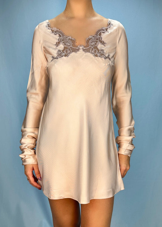 Chloé 2002 Silk & Lace Dress